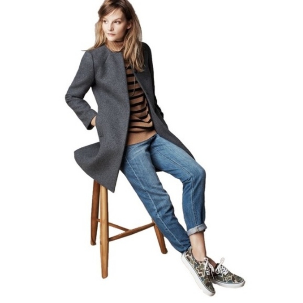 SOLD Madewell grey curator coat